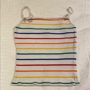 Rainbow Striped Tanktop
